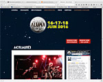 Lien vers le site web du festival Aluna